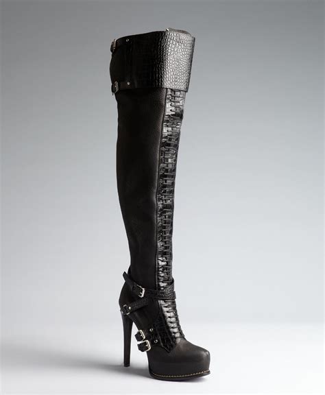 christian dior boits|christian dior thigh boots.